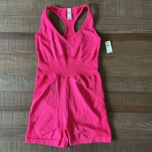 Offline by Aerie Seamless Woman’s Jumpsuit Hot Pink
